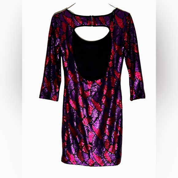Sequin Marciano mini dress - worn once on red carpet - Picture 4 of 5